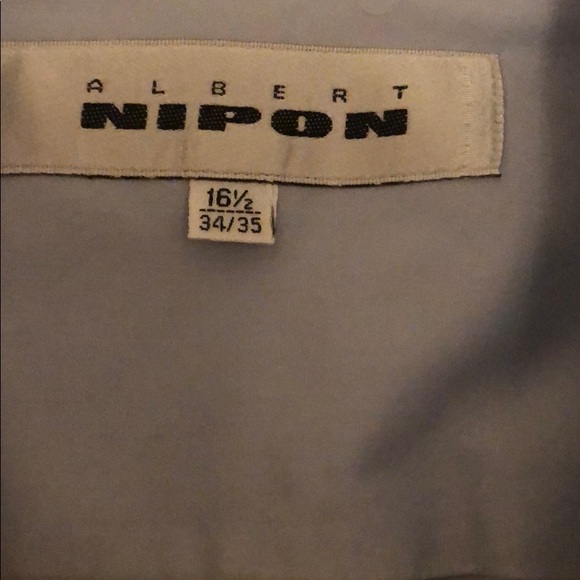 Used shirt by Albert Nipon size 16.5 - Picture 5 of 8